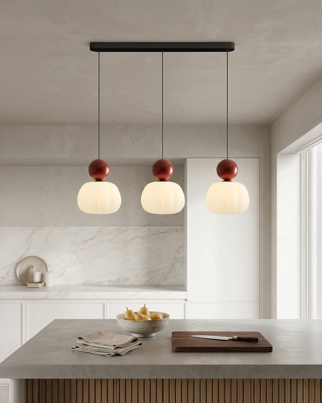 Geometrische Hanglamp Bauhaus Design Metaal Glas E27 – 1 of 3 Lichtpunten Dimbaar Sfeerverlichting