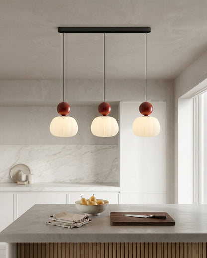 Geometrische Hanglamp Bauhaus Design Metaal Glas E27 – 1 of 3 Lichtpunten Dimbaar Sfeerverlichting