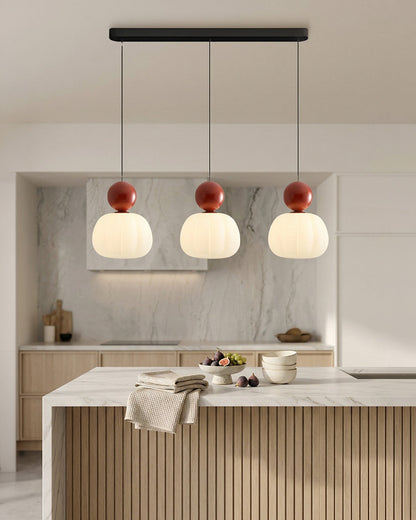 Geometrische Hanglamp Bauhaus Design Metaal Glas E27 – 1 of 3 Lichtpunten Dimbaar Sfeerverlichting