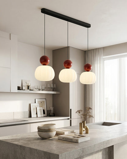 Geometrische Hanglamp Bauhaus Design Metaal Glas E27 – 1 of 3 Lichtpunten Dimbaar Sfeerverlichting
