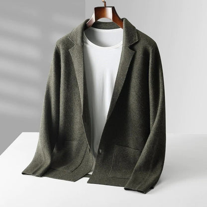 Donkergrijze Fleece Vest voor Heren