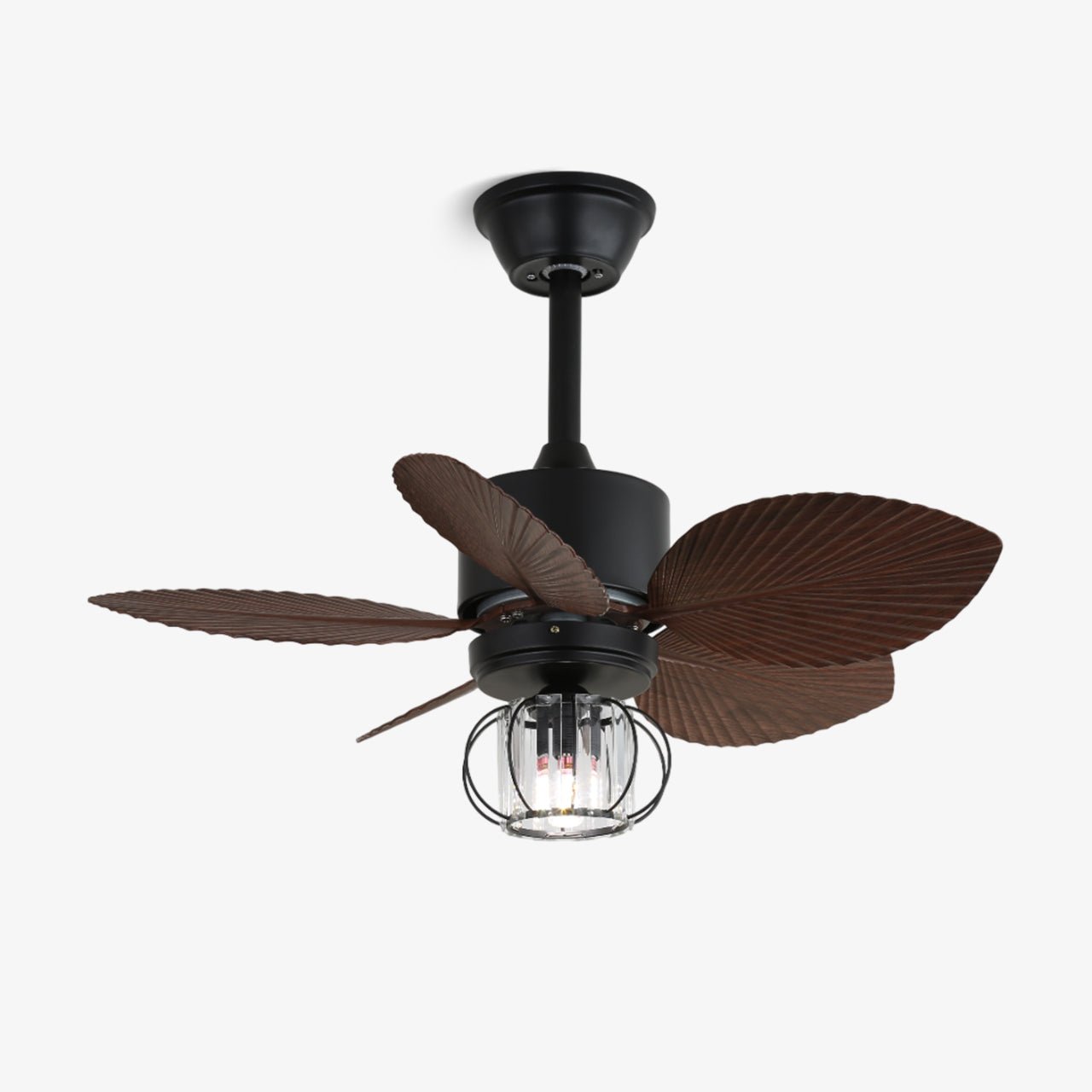 Industriële Plafondventilator Caden met Verlichting – 6 Snelheden – Afstandsbediening – Ø76 cm