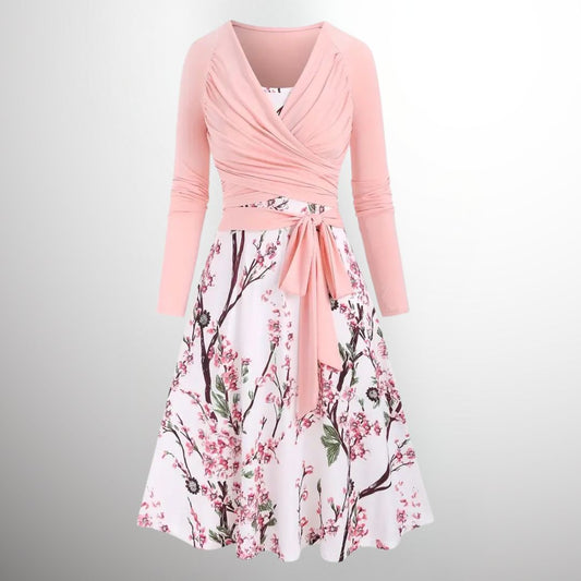 Vrouwenzomerjurk Bloemenprint Elegante Jurk - StudioMarella
