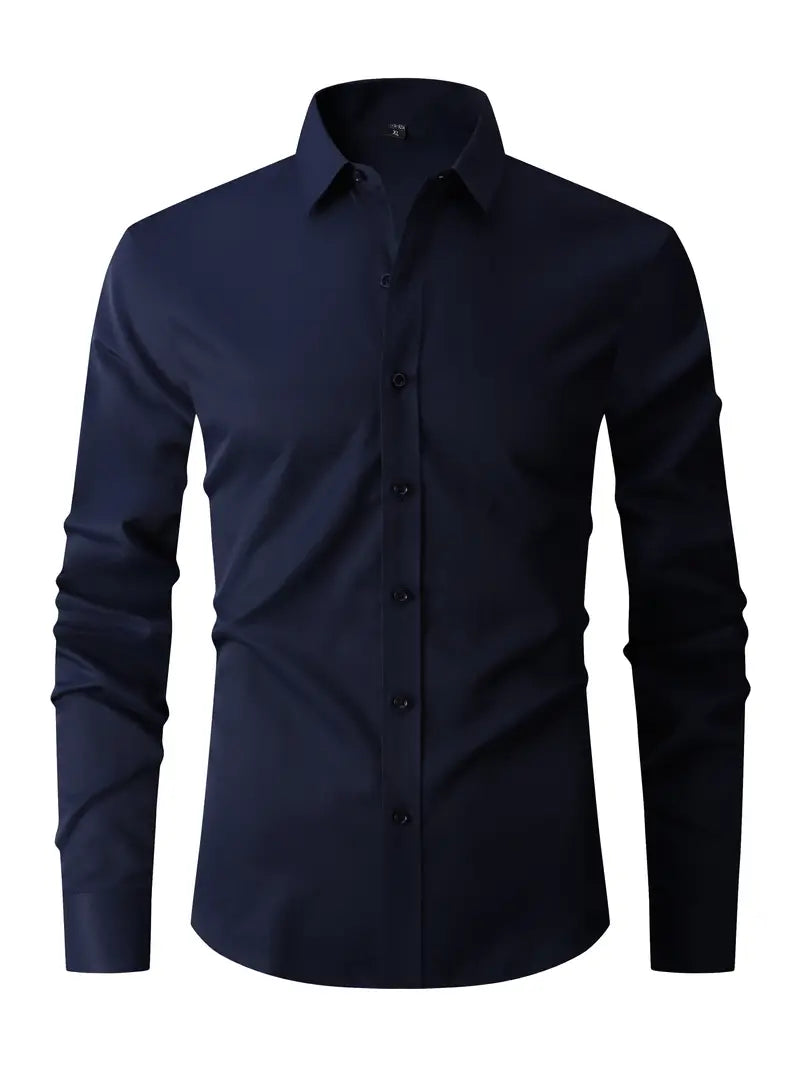 Olivier Heren Overhemd | Slim Fit, Knoopsluiting 2