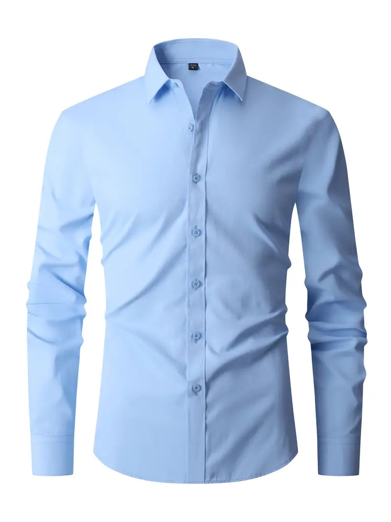 Olivier Heren Overhemd | Slim Fit, Knoopsluiting 5
