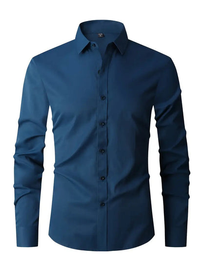 Olivier Heren Overhemd | Slim Fit, Knoopsluiting 8