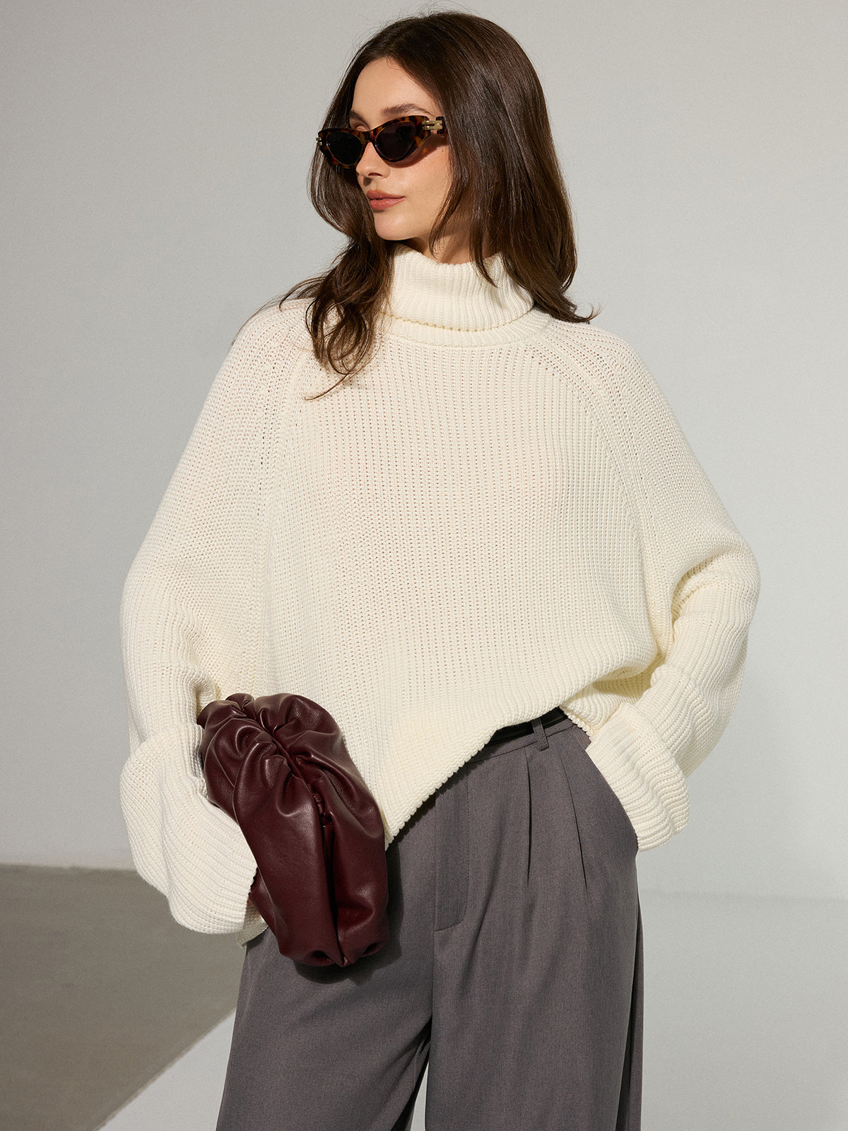 Olivier | Dames Oversized Coltrui - Gebreide Stijl, Comfortabel en Trendy 1
