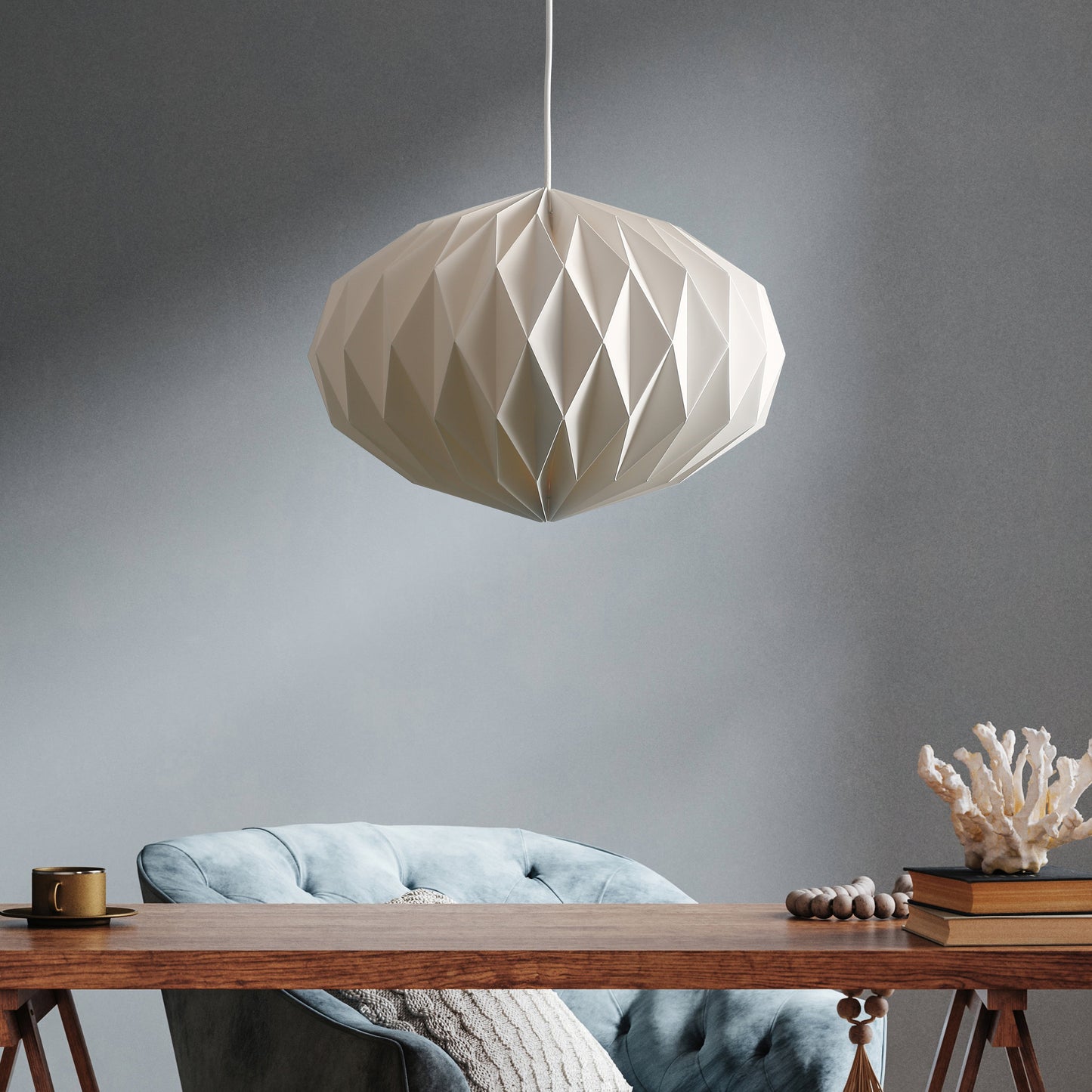 Maanvormige Pendal Lamp Modern Elegant Design