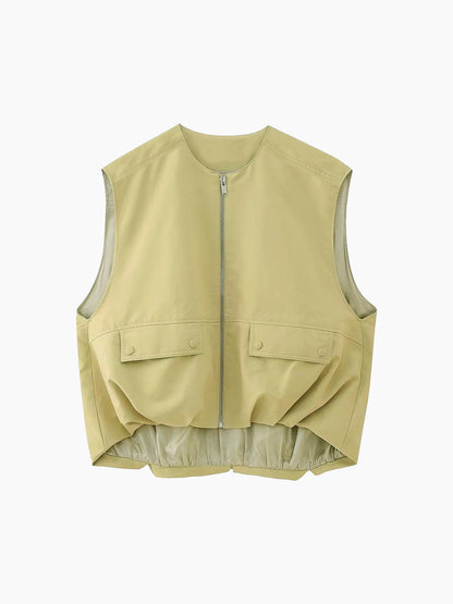 Olly | Stijlvol Mouwloos Dames Vest met Rits5