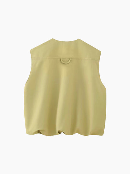 Olly | Stijlvol Mouwloos Dames Vest met Rits6