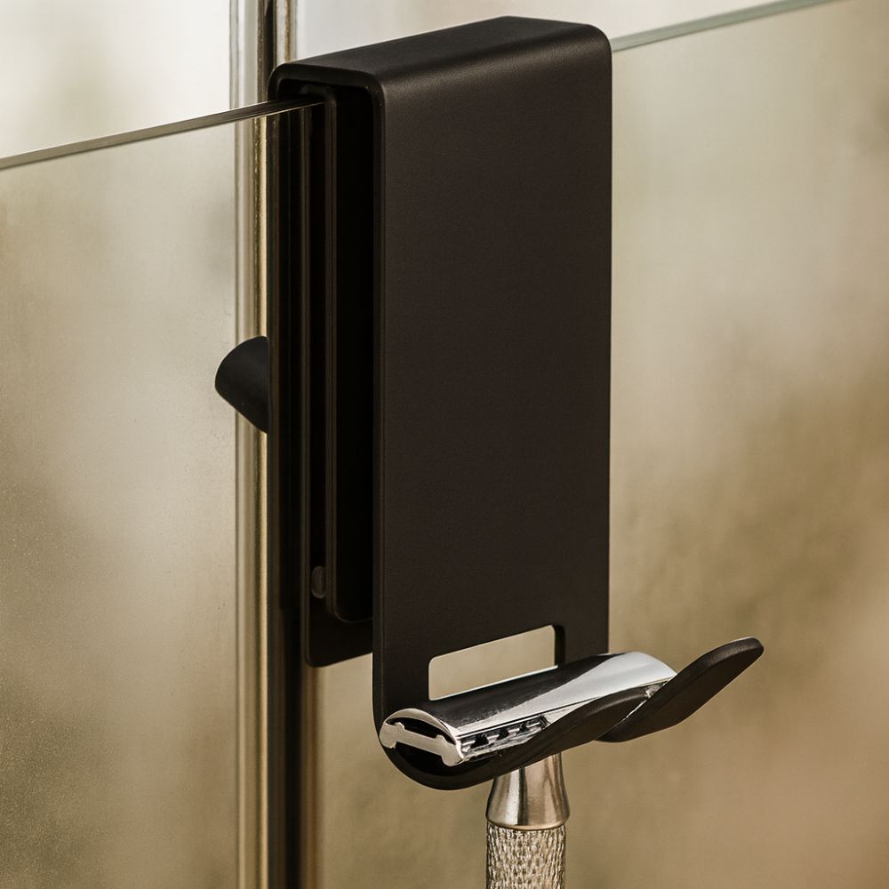 RVS Glazen Douchehaken voor Badkameraccessoires en Handdoeken – Geen Boren Vereist
