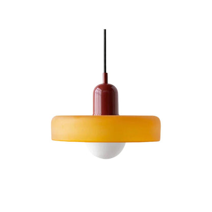 Luccon retro hanglamp glas G9 kleurrijk eettafel keuken verlichting design modern vintage