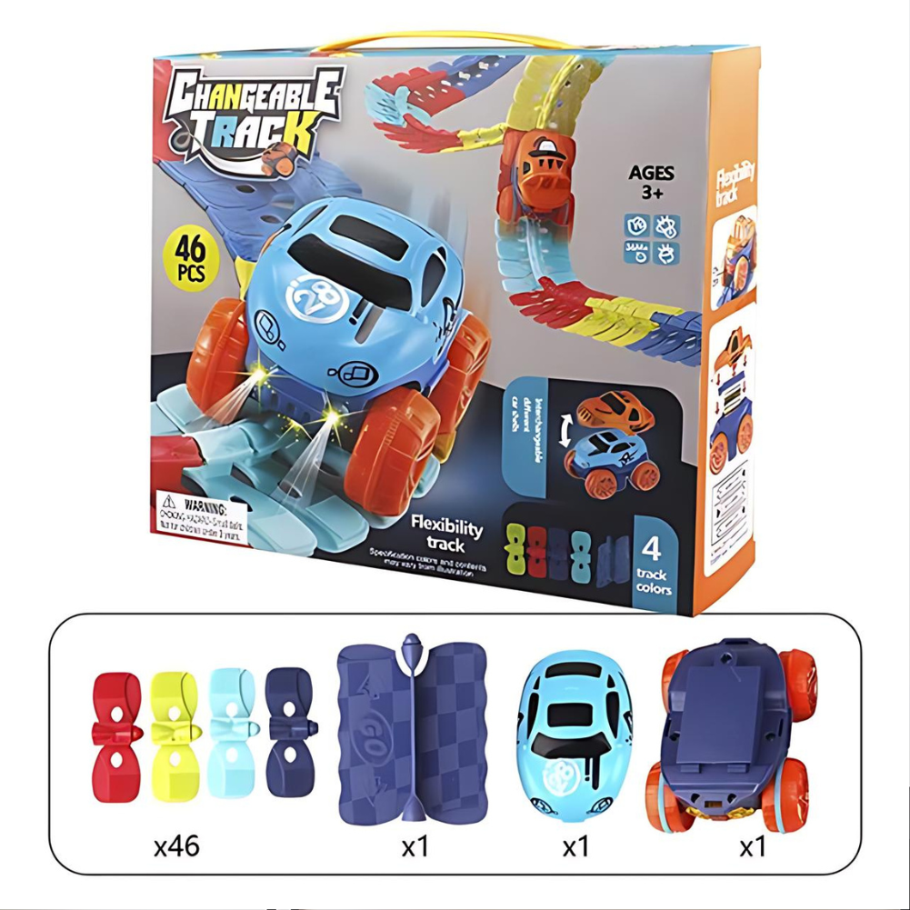 Magnetische Racebaan Auto Speelset Plastic Flexibel Educatief Kinderspeelgoed Cadeau Jongens Meisjes