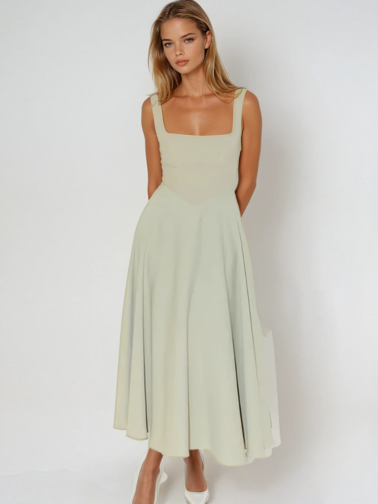 Dames Midi-jurk Elegante Stijl Italiaanse Invloed - StudioMarella