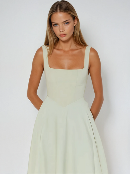 Elegante Off-Shoulder Jurk voor Dames Zomerjurk Rood