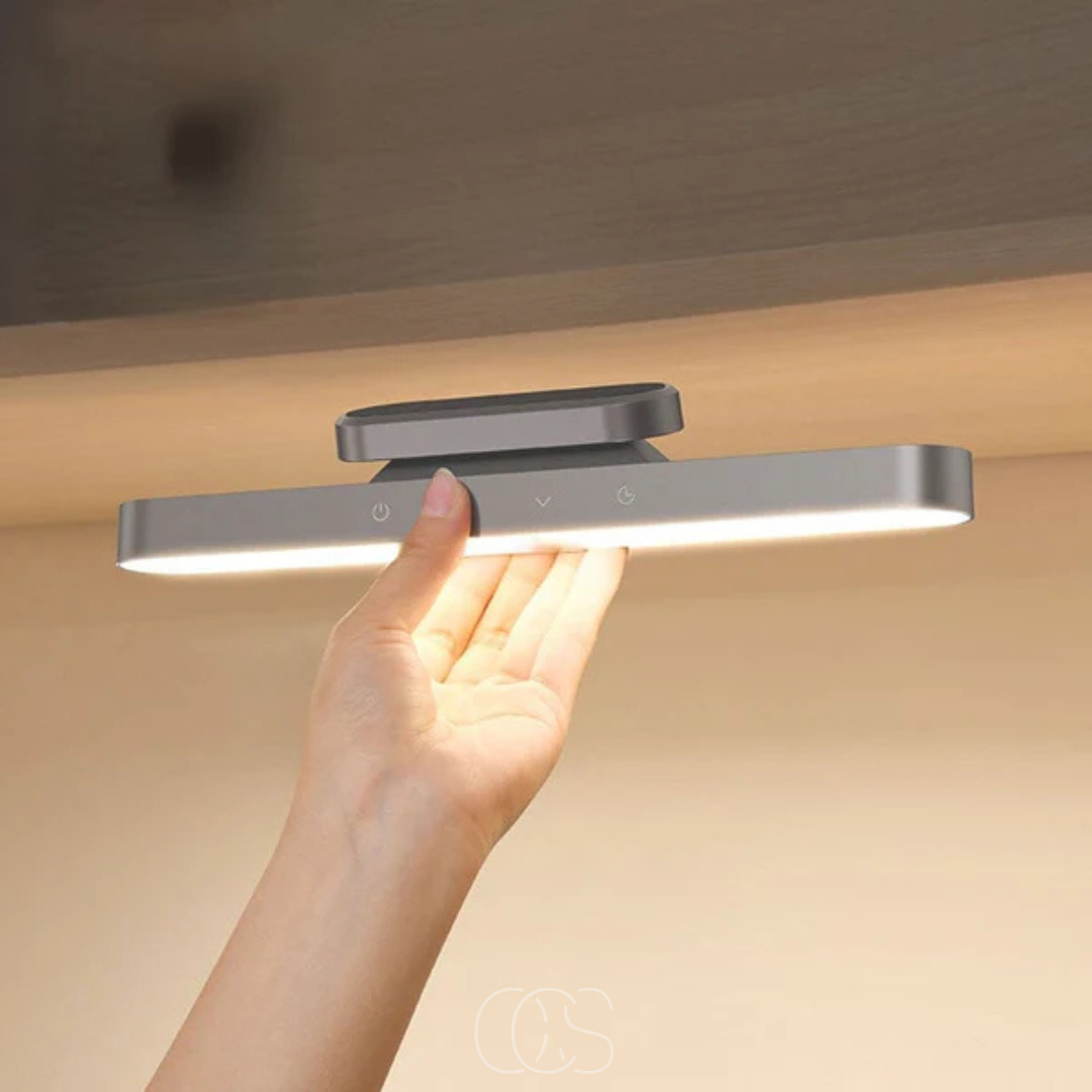 Draadloze Magnetische LED Lamp Dimbaar Aluminium 30cm USB-C Oplaadbaar Wandlamp Sfeerlamp