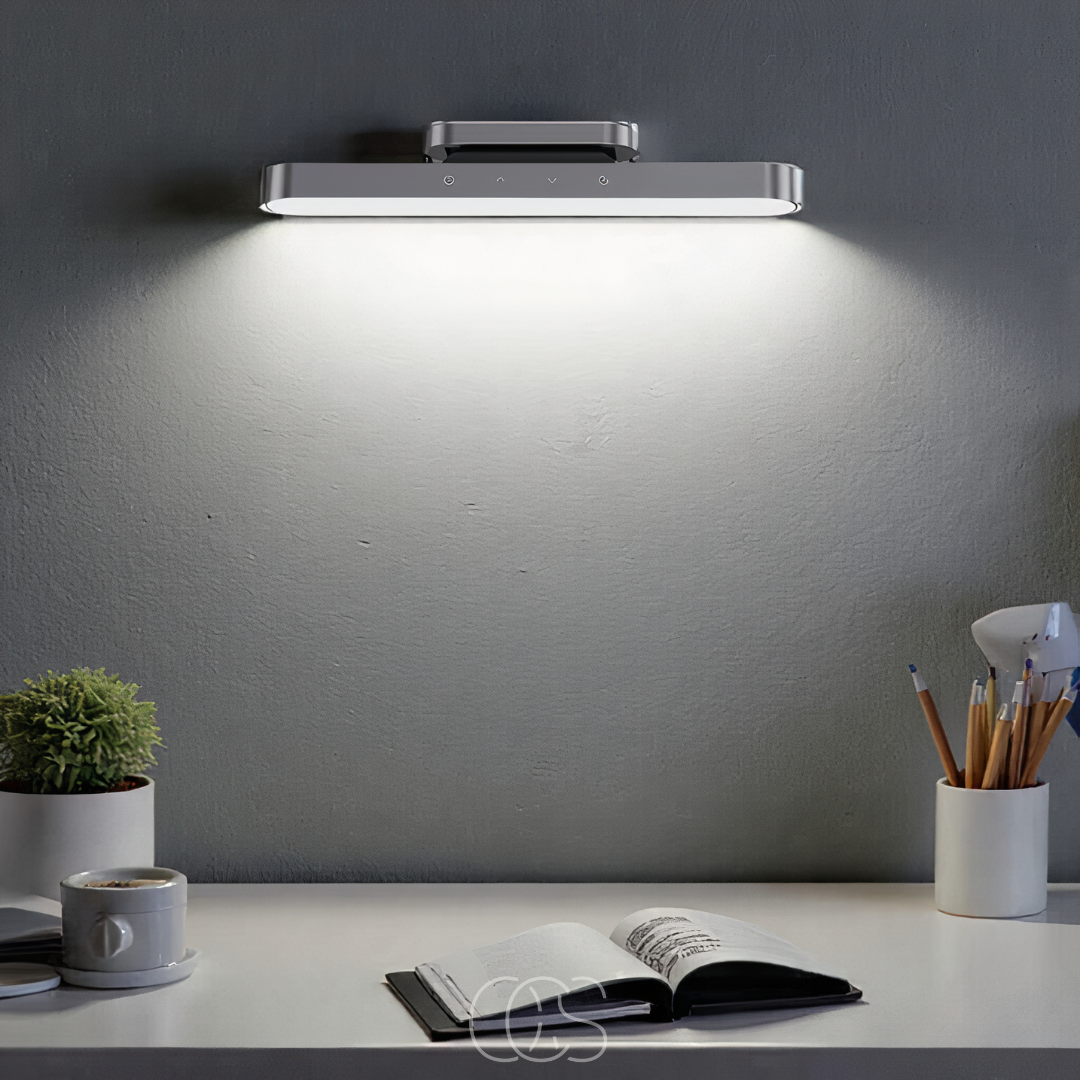 Draadloze Magnetische LED Lamp Dimbaar Aluminium 30cm USB-C Oplaadbaar Wandlamp Sfeerlamp