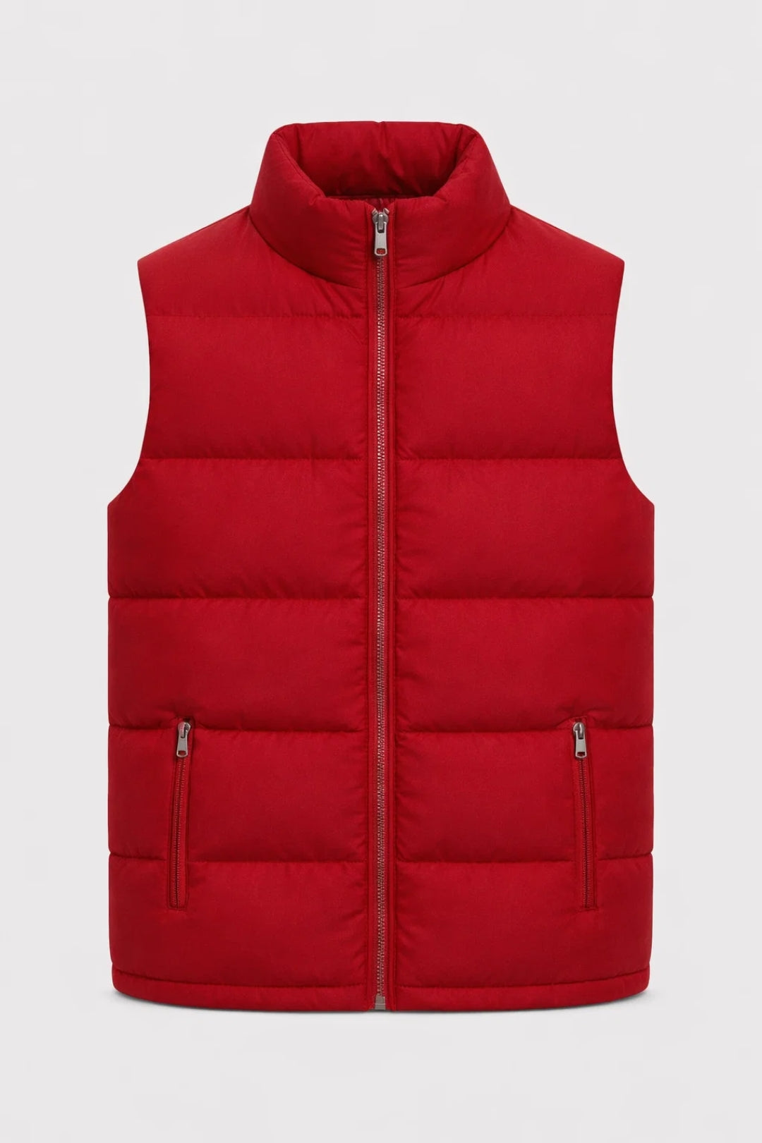 Heren Bodywarmer Casual Opstaande Kraag Voor Lente