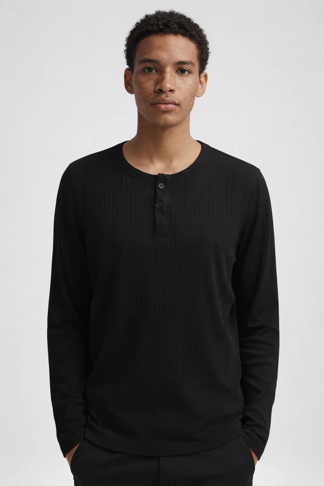 Heren Longsleeve Met Knopen Comfortabel All Season