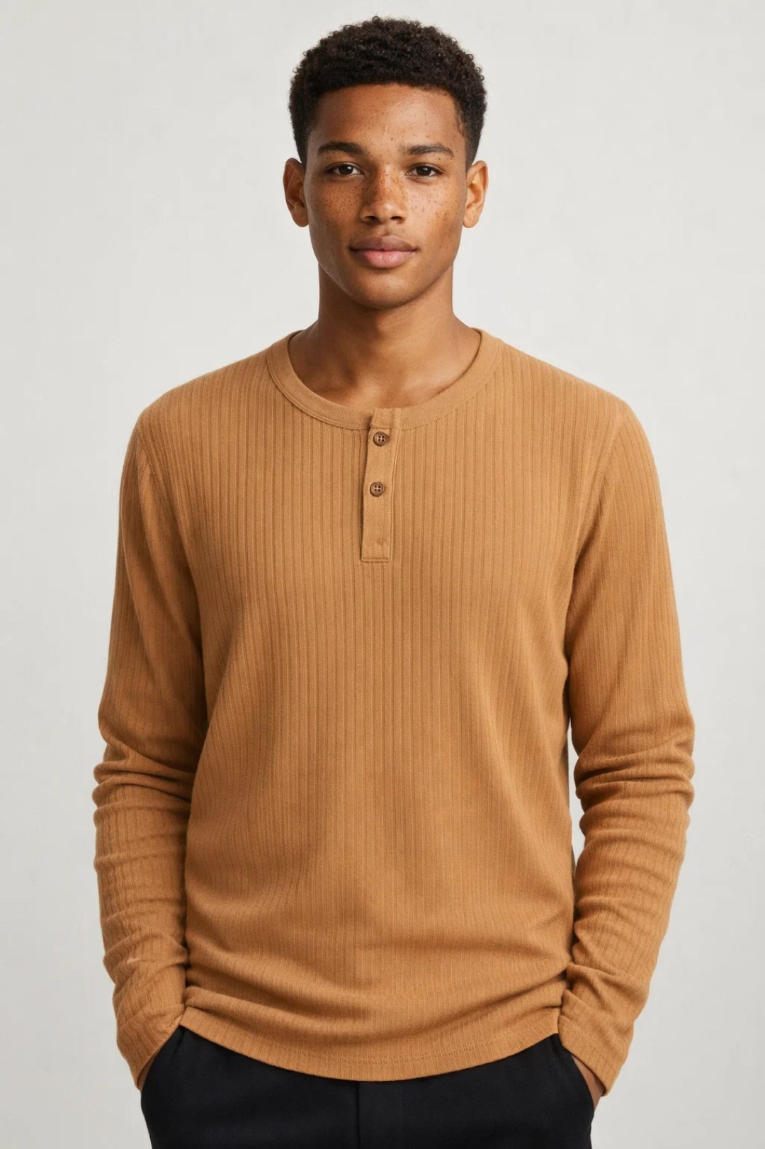 Heren Longsleeve Met Knopen Comfortabel All Season