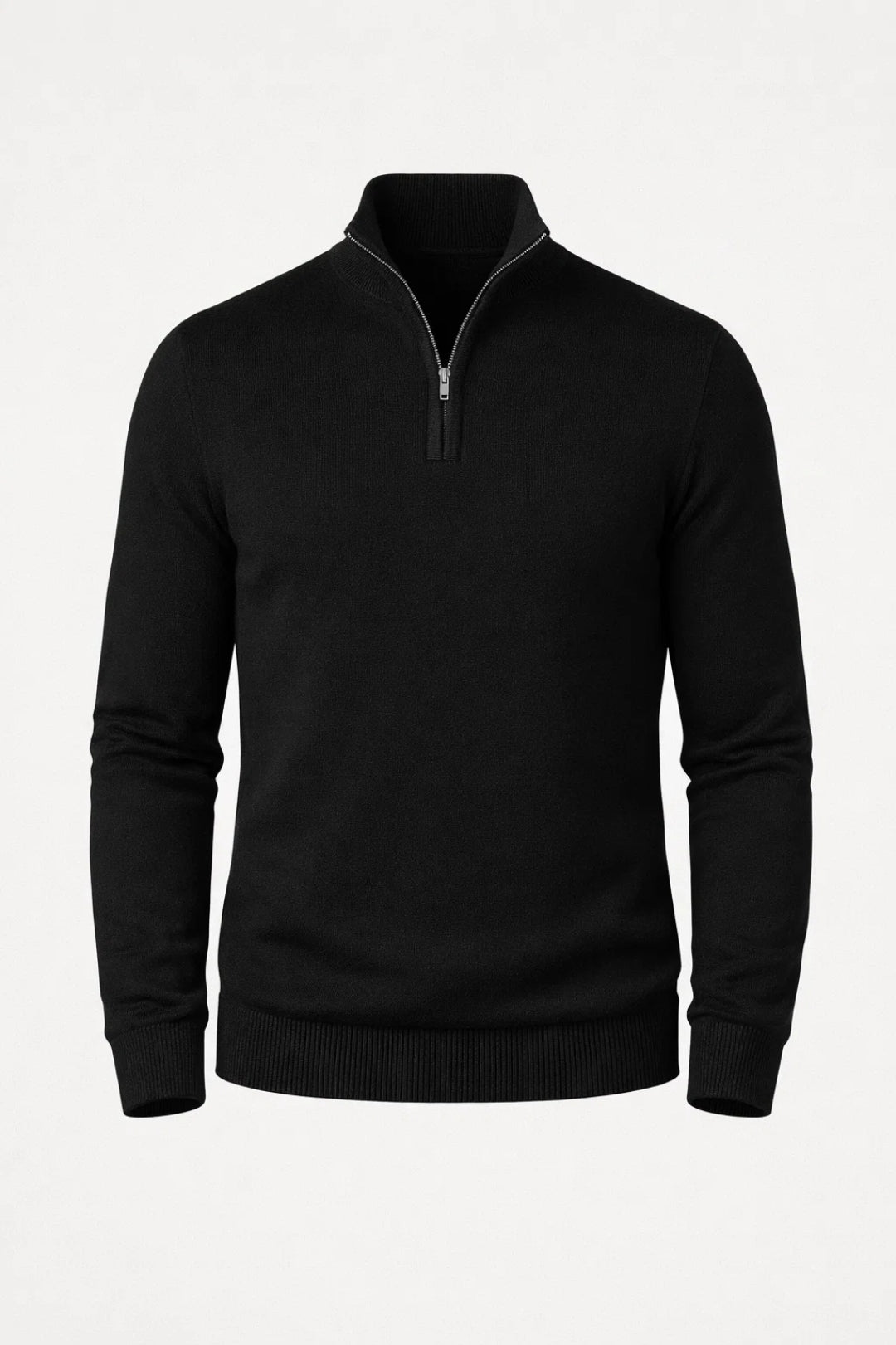 Heren Trui Half Zip Klassieke Casual Stijl