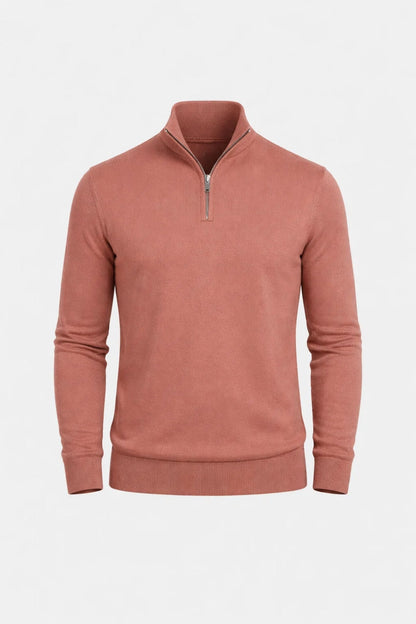 Heren Trui Half Zip Klassieke Casual Stijl