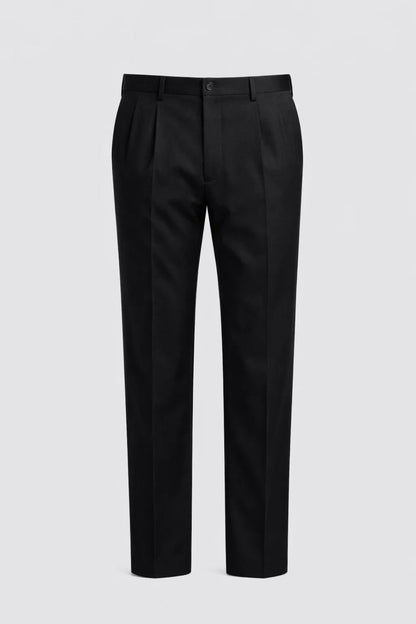 Heren Pantalon Rechte Pijp Elegant Geheel Getaileerd