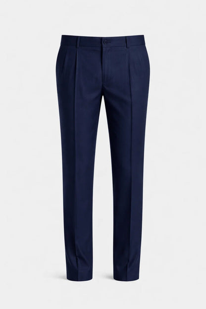Heren Pantalon Rechte Pijp Elegant Geheel Getaileerd