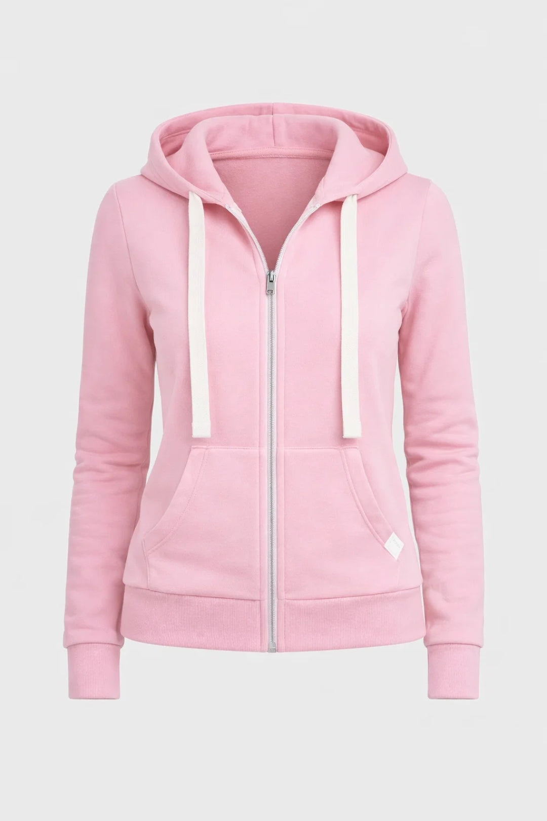 Dames Hoodie met Capuchon en Rits, Casual Model