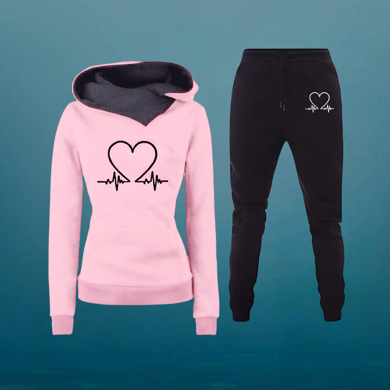 Sportbroek Dames Hartjesprint Joggingbroek