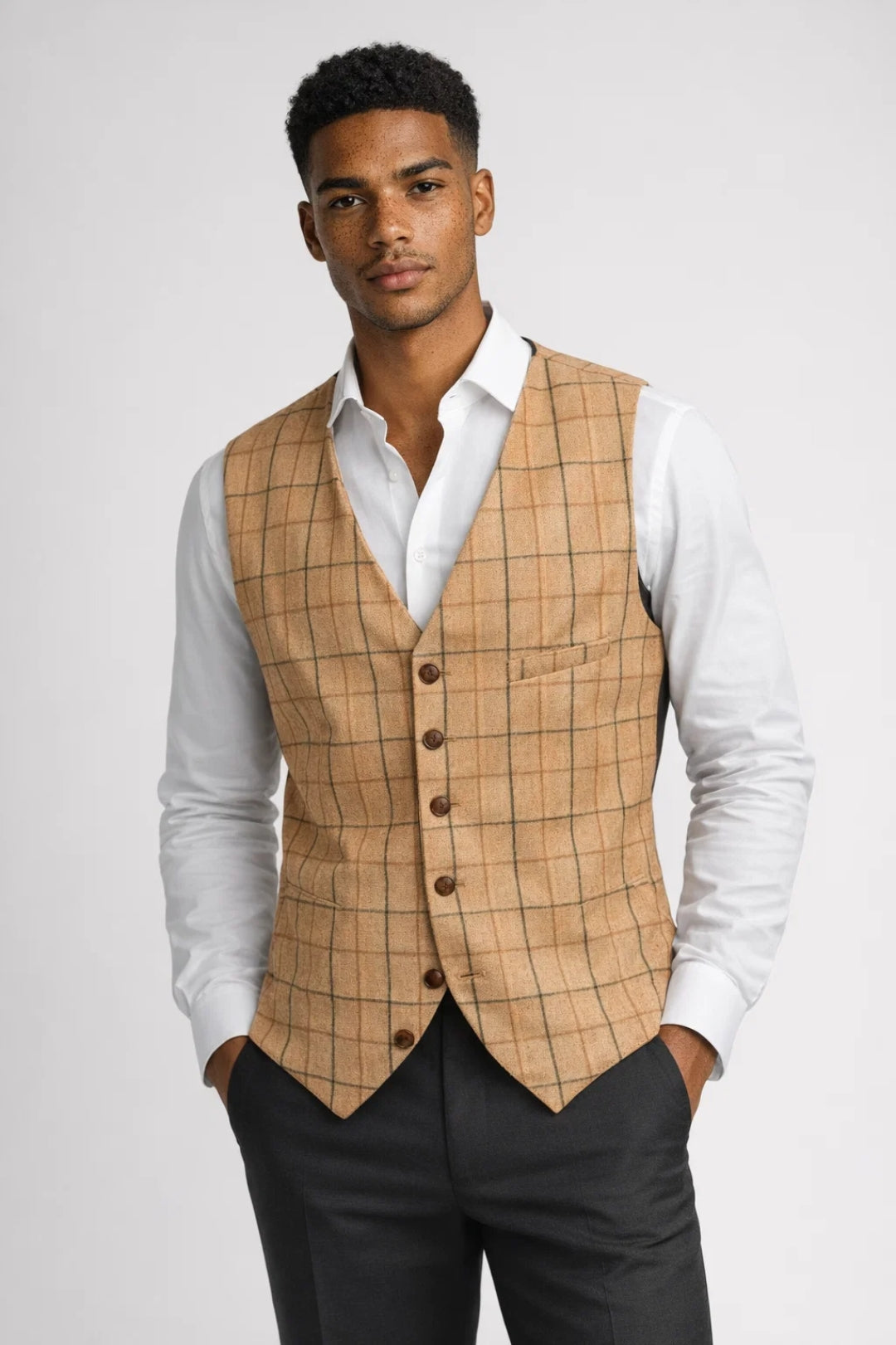Gilet Heren Classic Comfortabel Met V-hals Voor Alle Seizoenen - StudioMarella