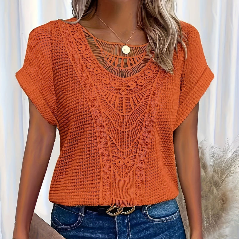 Katoenen Gehaakte Top Boho Stijl Zomer