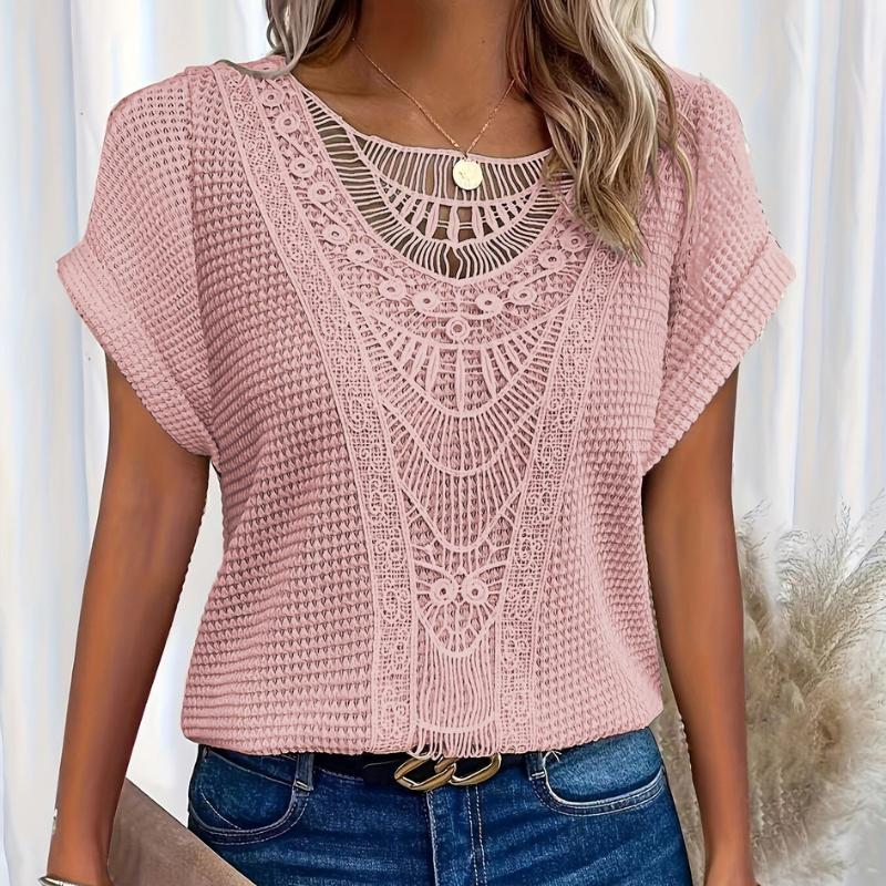 Katoenen Gehaakte Top Boho Stijl Zomer
