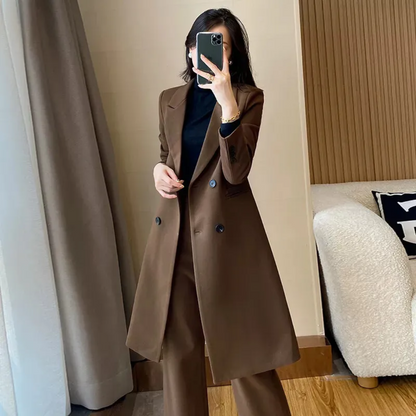 Dames Jas Lange Elegante Wintermantel voor Vrouw
