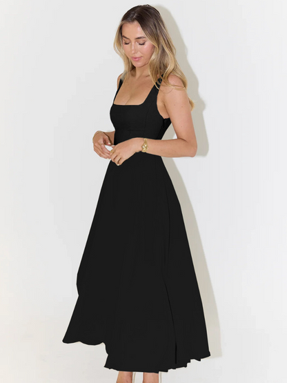 Dames Midi-jurk Elegante Stijl Italiaanse Invloed