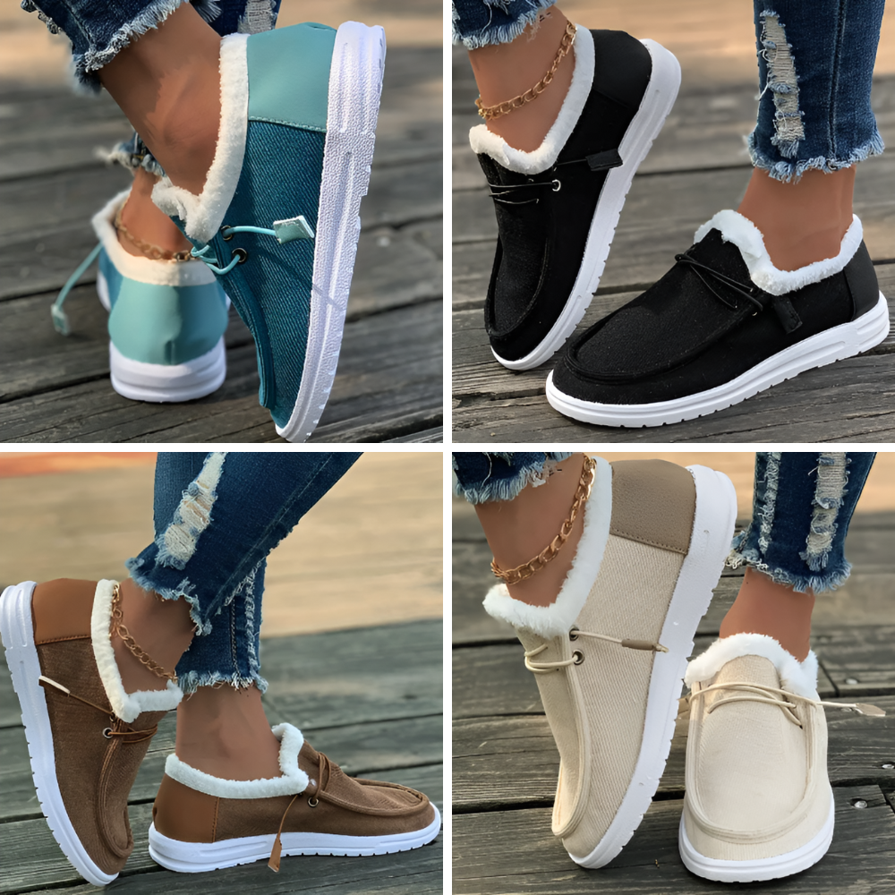 Vrouwelijke Bontschoenen Warm en Luxe