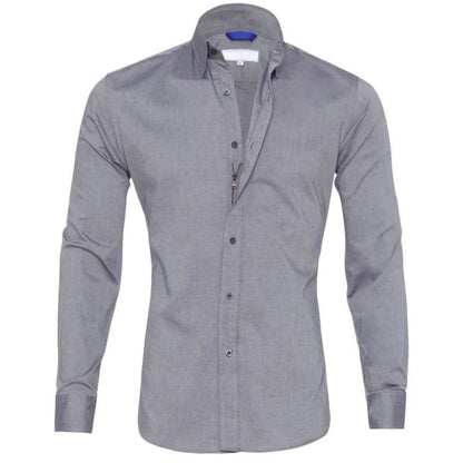 Mannen Overhemd Anti-crease Wit