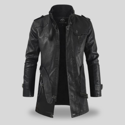 Herenjas Steampunk Vintage Gothic Formal Lange Jas met Capuchon