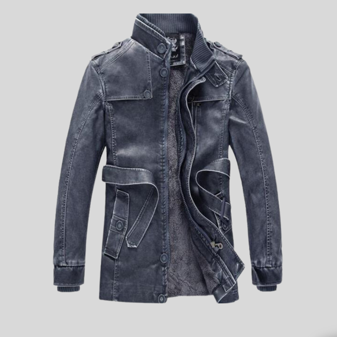 Formele Herenjas Steampunk Stijl met Capuchon