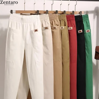 Dames Broek Katoen Comfortabele Duurzame Stof - StudioMarella