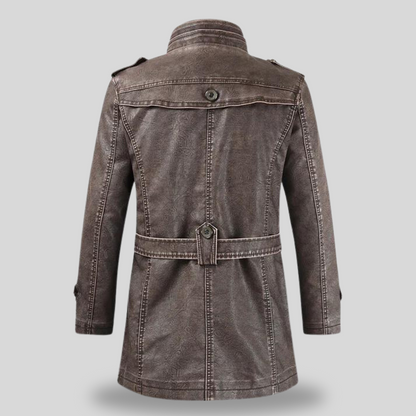 Herenjas Steampunk Vintage Gothic Formal Lange Jas met Capuchon