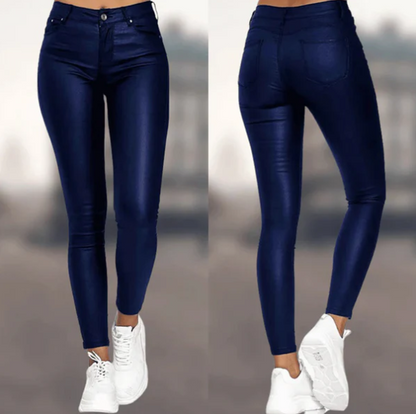 Hoog-Taille Broek van Onyx Elegant Zwarte Broek - StudioMarella