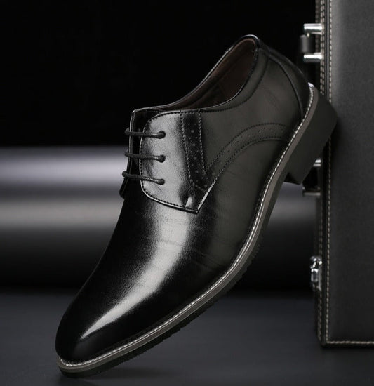 Elegante Veterschoenen Heren Onyx Comfortabel Leer - StudioMarella