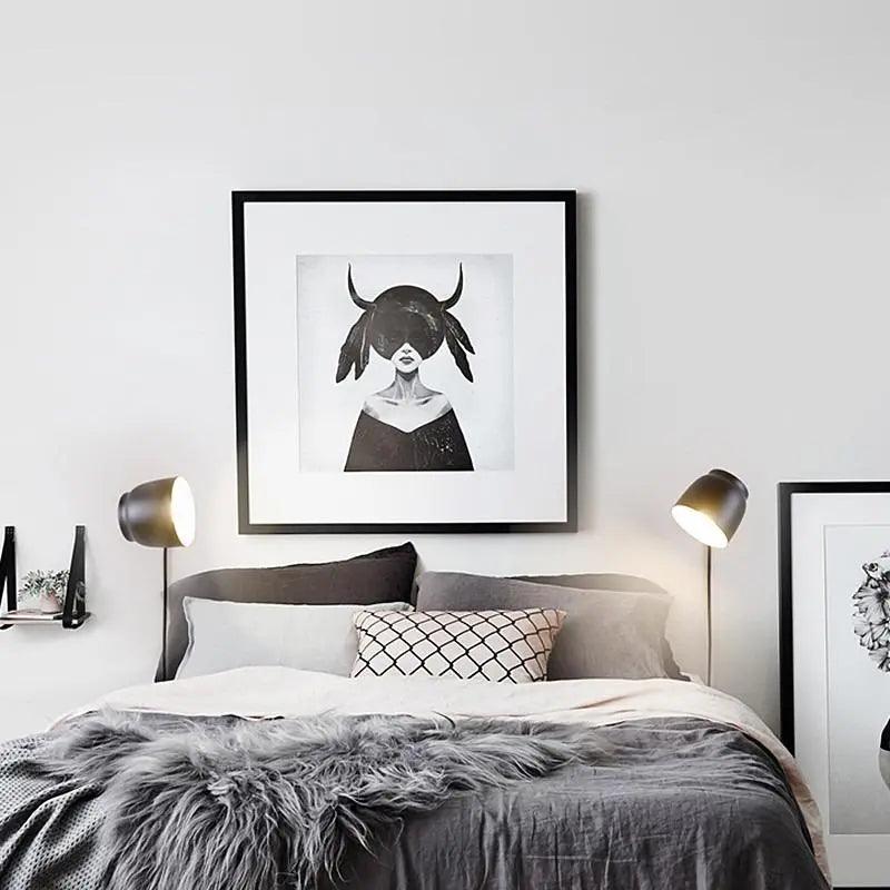 Oona Plug-in Wandlamp – Scandinavische Wandspot met Stekker – Flexibele Stijlverlichting voor Slaapkamer