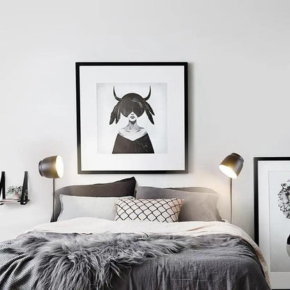 Oona Plug-in Wandlamp – Scandinavische Wandspot met Stekker – Flexibele Stijlverlichting voor Slaapkamer