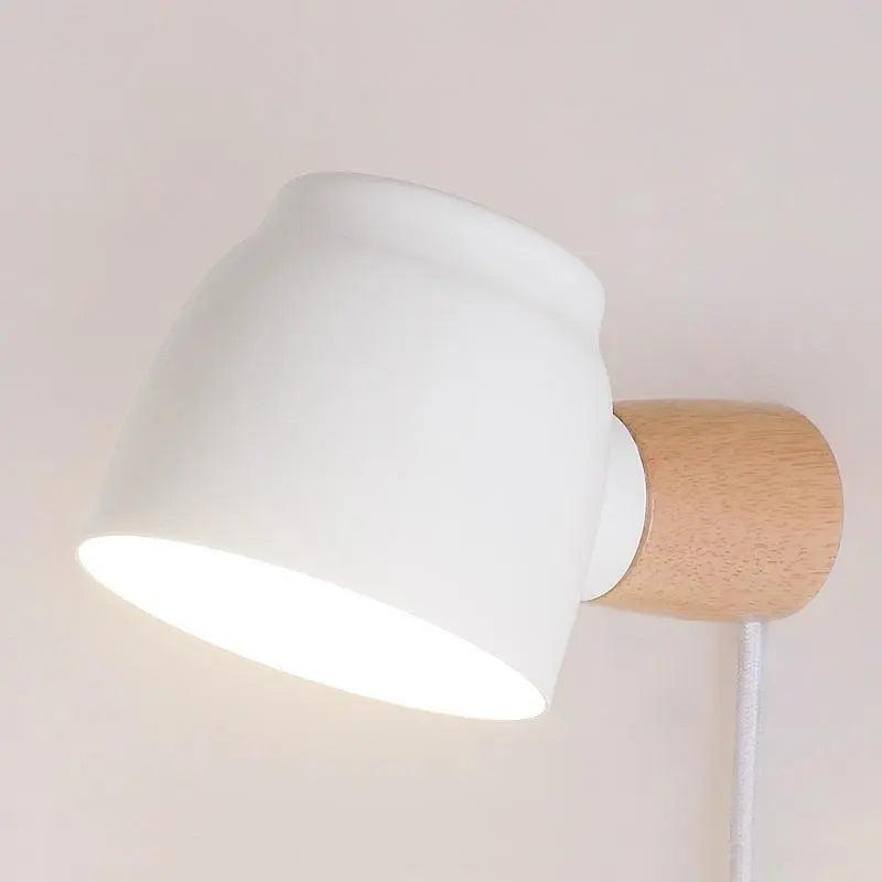 Oona Plug-in Wandlamp – Scandinavische Wandspot met Stekker – Flexibele Stijlverlichting voor Slaapkamer