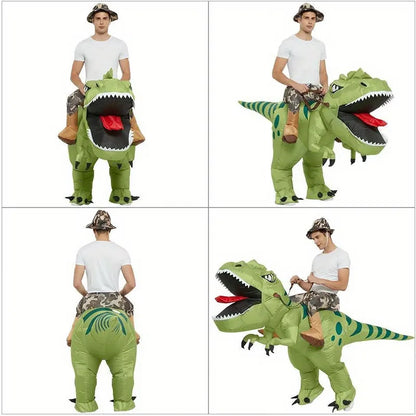 Dino Kostuum Opblaasbaar T-Rex Feestoutfit