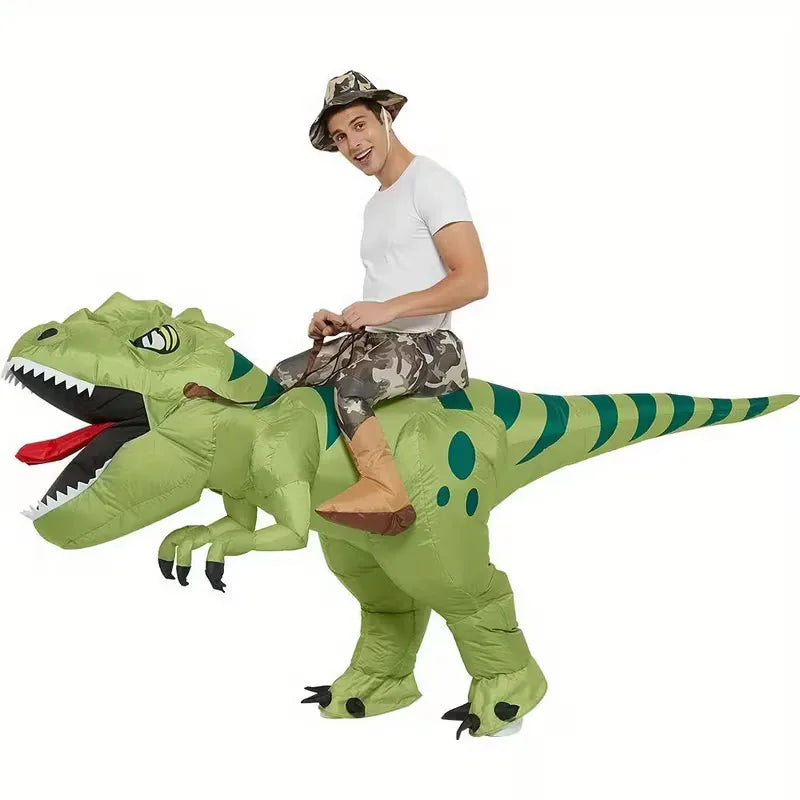 Dino Kostuum Opblaasbaar T-Rex Feestoutfit