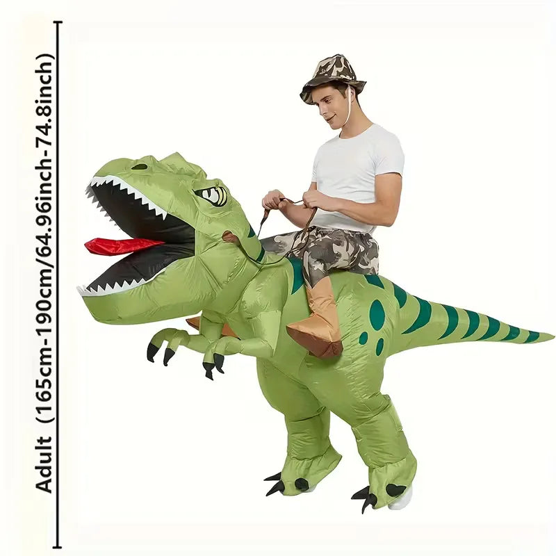 Dino Kostuum Opblaasbaar T-Rex Feestoutfit