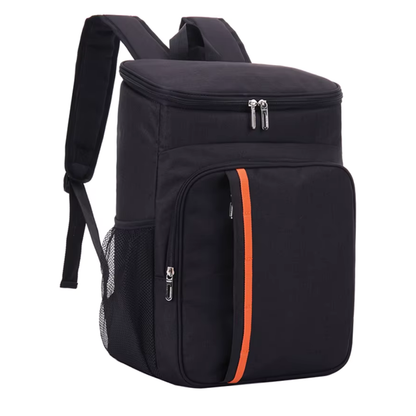 Koelrugzak Geïsoleerd 18L 30L Waterdicht Oxford Nylon Zwart Grijs Picknick Camping Strand